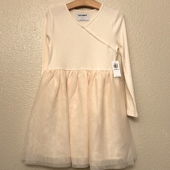 Old Navy Fit & Flare Wrap-Front Tutu Dress for Toddler Girls Size 5T - Picture 3 of 6